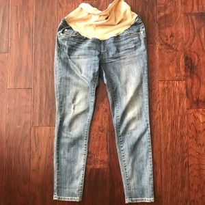 Luxe Essentials Skinny Ankle Maternity Jeans
